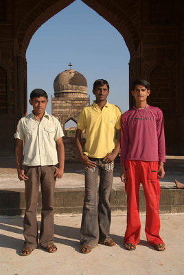 Three Young Men Bidar