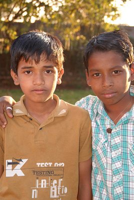 Two Boys in Bidar