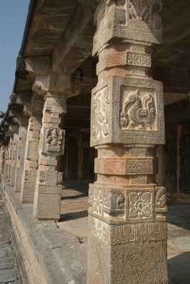 Carved Stone Pillars Belur