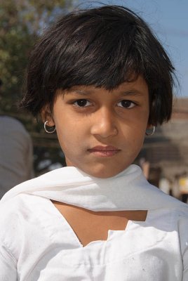 Girl in White Bijapur