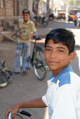 Boy on a Bike Bijapur
