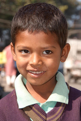 School Boy in Bijapur