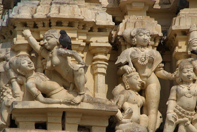 Erotic Carvings on Gopuram Belur