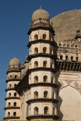 Towers of Gol Gumbaz