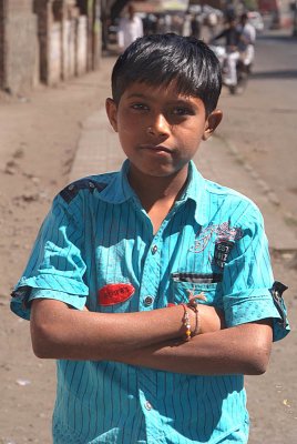 Boy with Arms Folded Bijapur