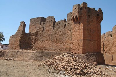 Crumbling City Walls Bidar