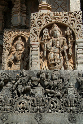 Exterior of Hoysaleswara Temple Halebid