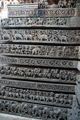 Highly Decorated Hoysaleswara Temple Halebid 02