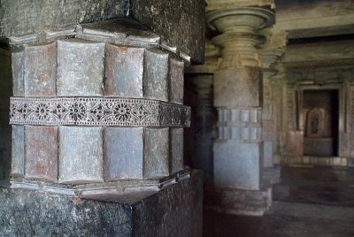 Inside the Jain Temple Halebid