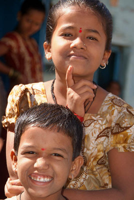 Posing Children Bijapur