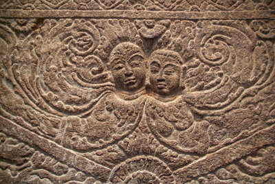 Faces on Ceiling of Aihole Temple