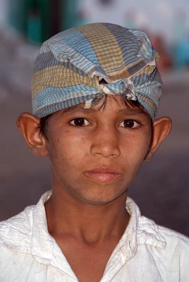 Yound Boy with Covered Head Bijapur