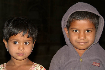 Two Small Children Bijapur