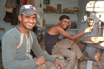 Young Men Working Bijapur