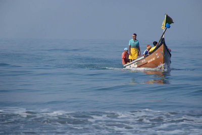 Fishing Boat Coming in to Arambol