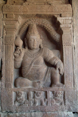 Bas Relief Figures on Pattadakal Temple 04