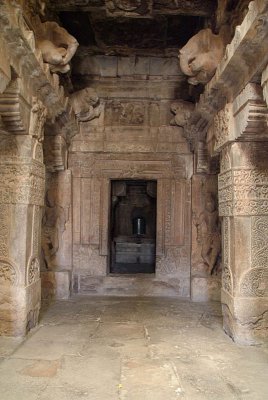 Inside Pattadakal  Temple
