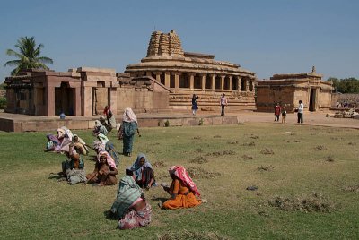 Working on the Grounds Temple Complex Aihole