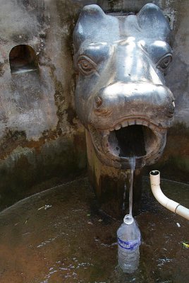 Safe Drinking Water From Nandis Mouth Gokarna
