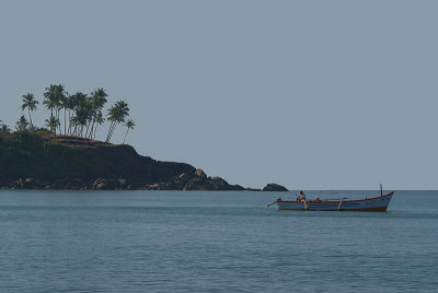 Boat in Palolem Bay