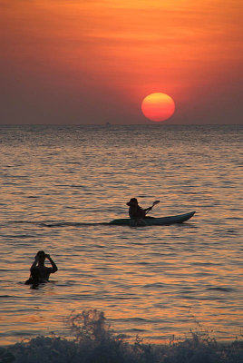 Kayaking at Sunset Palolem 06