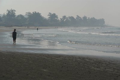 Walking Along Arambol Beach