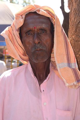 Man with Head Covered Badami