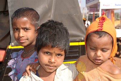 Three Young Children near Badami