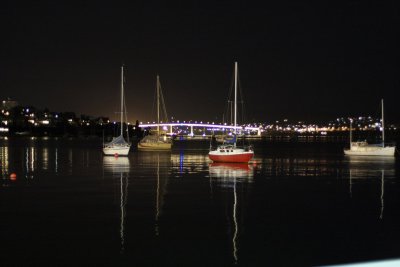 Night scene Hobart