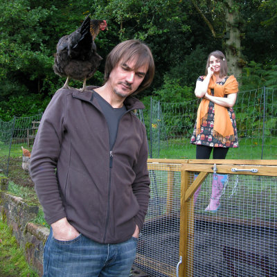 October ~ Paul, Carol & Pepper (who was brooding) - IMG_1472.jpg