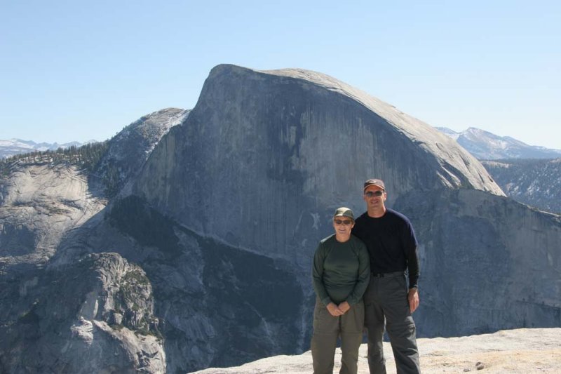 Hey - did you know Half Dome is RIGHT BEHIND US?