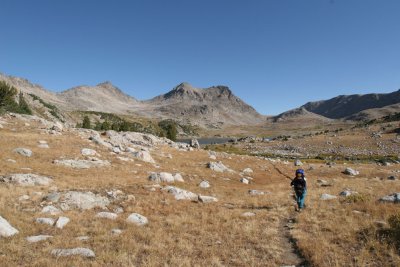 Heading up to Timico Lake