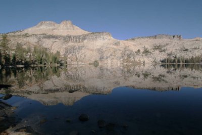 May Lake is very beautiful area, but extremely popular because of the High Sierra Camp.