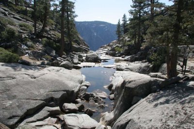 An immense amount of water flows through here in the spring.