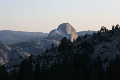 Half Dome view from Tioga Road