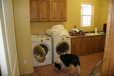 and the washer and dryer