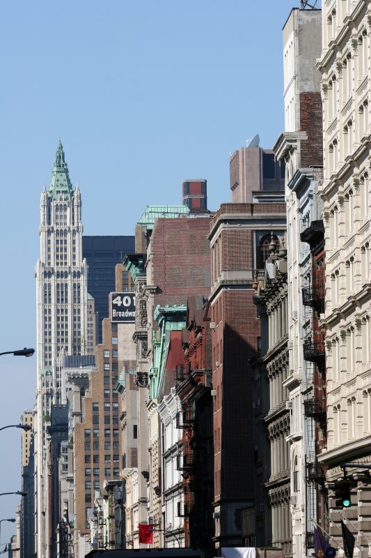 Architectural Details Culminating with the Woolworth Building