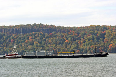 Fall Foliage - New Jersey Palisades from Riverdale, NY Train Station