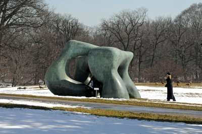 Henry Moore Sculpture - Winter