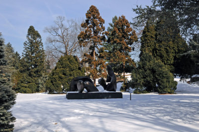 Henry Moore Sculpture - Winter