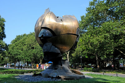 Battery Park - 911 Ground Zero World Globe