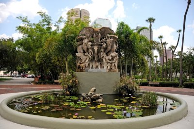 University of Tampa - Tampa Bay Hotel Lily Fountain