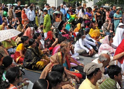 Watching a Dance Performance - India Festival