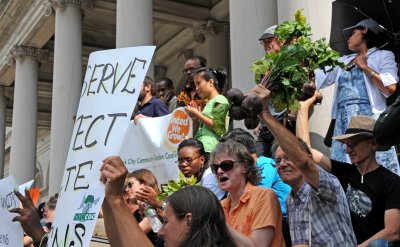 NYC Community Gardens Coalition City Hall Rally