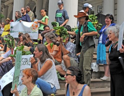 NYC Community Gardens Coalition City Hall Rally