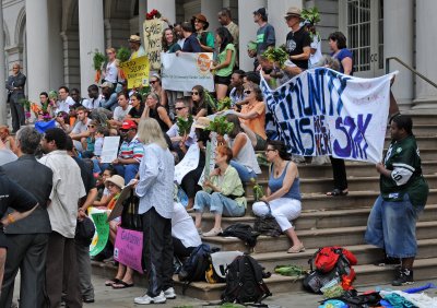 NYC Community Gardens Coalition City Hall Rally