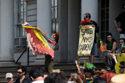 NYC Community Gardens Coalition City Hall Rally