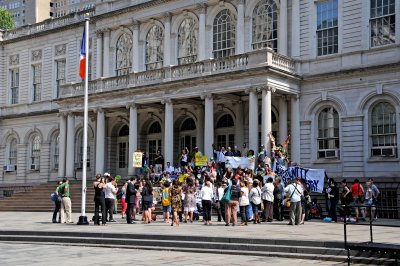 NYC Community Gardens Coalition City Hall Rally