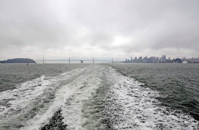 Bay Bridge & SF Skyline - Marin County Ferry Boat Ride