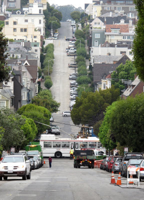 Fillmore Street Leading to Pacific Heights